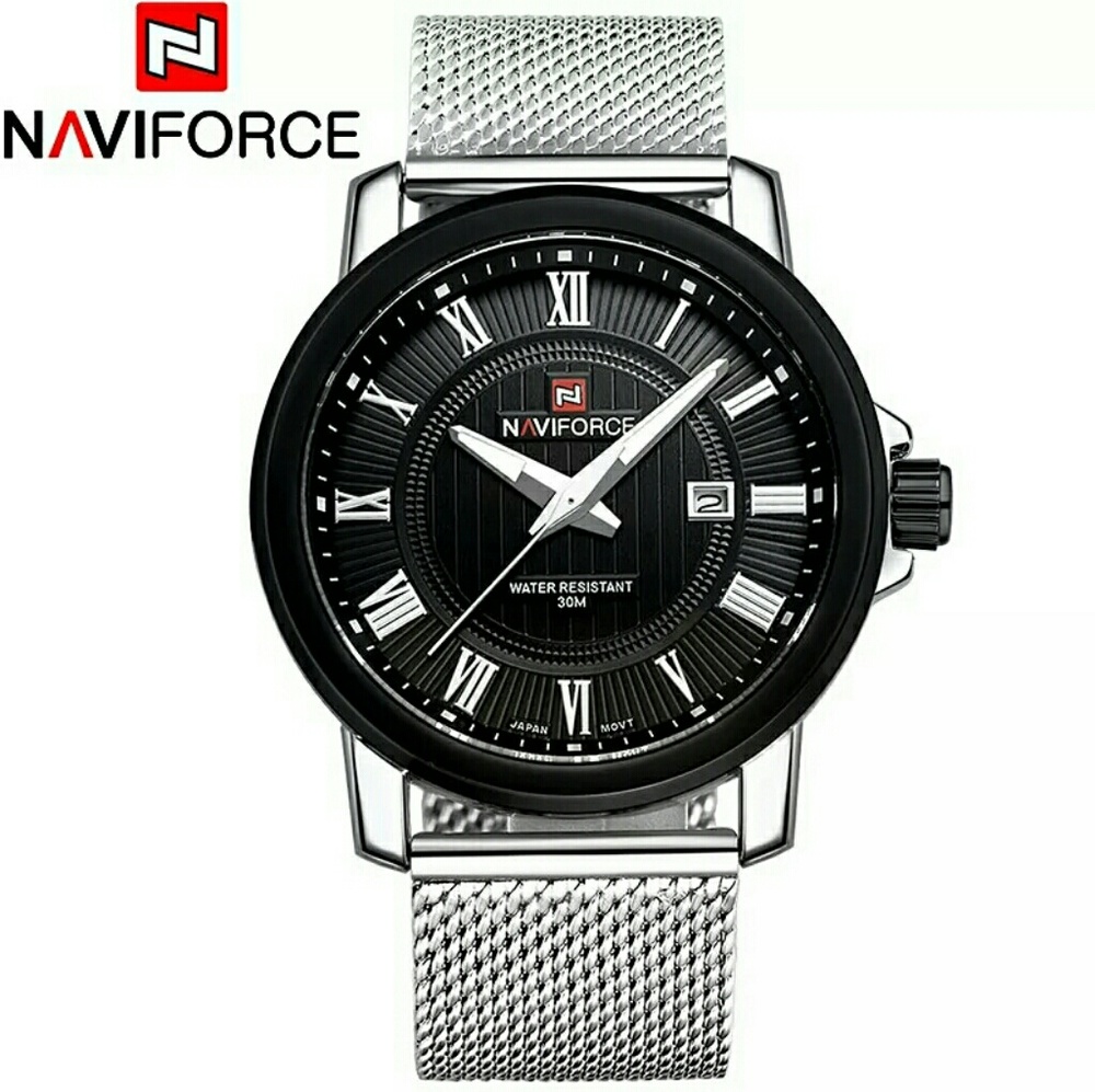 1 LEFT! NWT MEN'S WATERPROOF STAINLESS STEEL WATCH - Picture 5 of 8